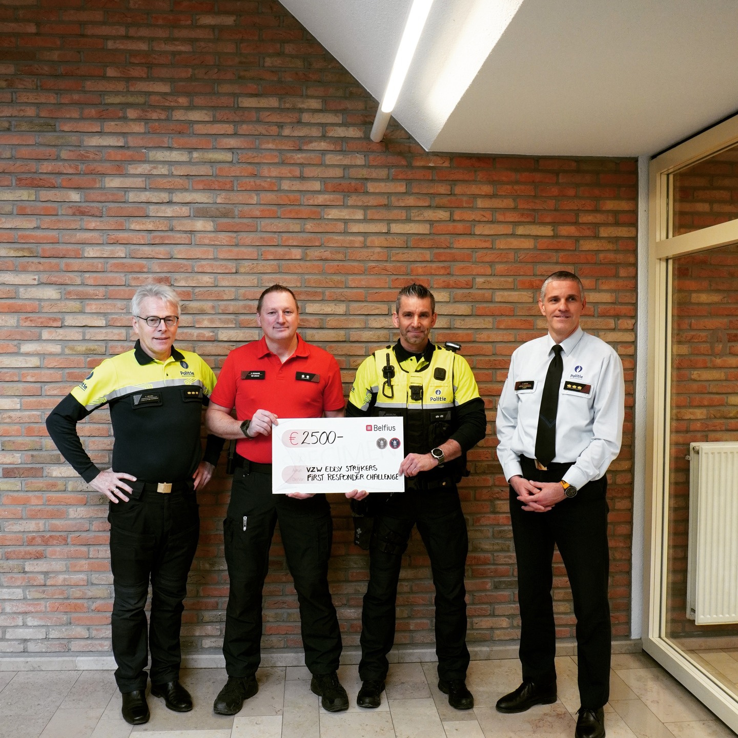 We, at the FRC, are proud to have the opportunity to give something back. 🤲 

Whether you are a firefighter, soldier, police officer, or otherwise, the job has its risks. And that's why we find it important to highlight a charity like "VZW Eddy Strijckers". Who supports our fellow first responders, or their families, in times of tragedy.

We thank all of you who participated. It is because of you guys that we were able to gather, yet again, €2500!! 

So thank you guys, and see you at the FRC2026! 💯